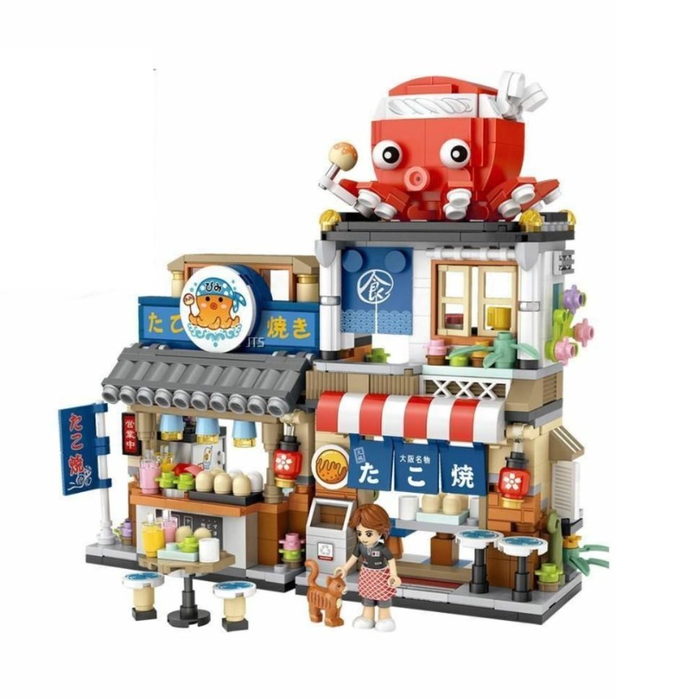 Loz MINI Building Blocks - Takoyaki Shop 1218 - 722 pcs